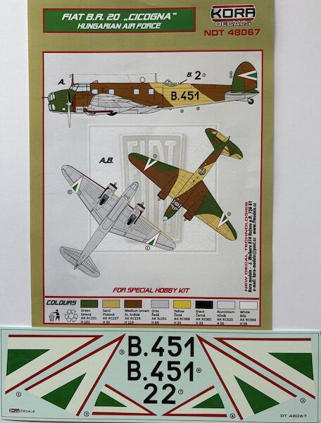 FIAT BR.20 Hungarian Air Force  NDT48067
