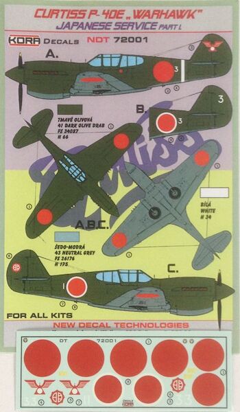 Curtiss P40E Warhawk in Japanese service Prt1  NDT72001