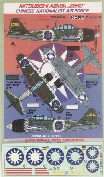 Mitsubishi A6M-5 Zero (Chinese Nationalist AF)  NDT72005