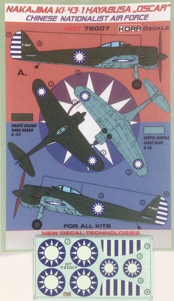 Nakajima Ki43-1 Hayabusa (Oscar) (Chinese Nationalist AF)  NDT72007
