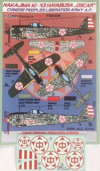 Nakajima Ki43 Hayabusa (Oscar) (Chinese Peoples Liberation Army Air Force)  NDT72009