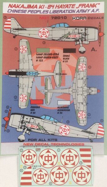 Nakajima Ki84 Hayate (Frank) (Chinese Peoples Liberation Army Air Force)  NDT72010