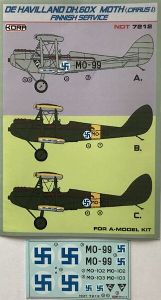 De Havilland DH60X Moth (Cirrus i) in Finnish Service  NDT72012