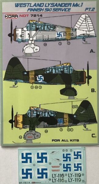 Westland Lysander MKI in Finnish Ski Service Part 2  NDT72014