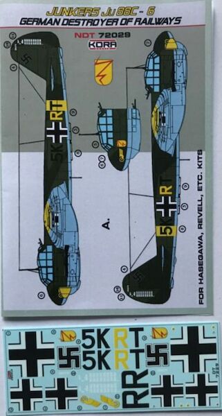 Junkers Ju88C-6 "German destroyer of Railways"  NDT72029