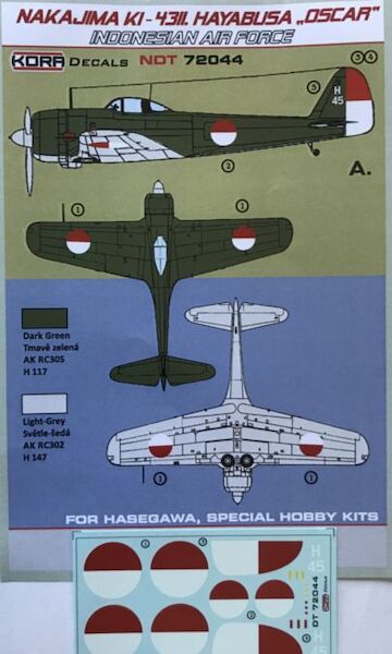Nakajima Ki43-II Hayabusa "Oscar" (Indonesian AF) NDT72044