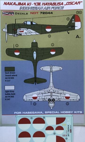 Nakajima Ki43-II Hayabusa "Oscar" (Indonesian AF)  NDT72044