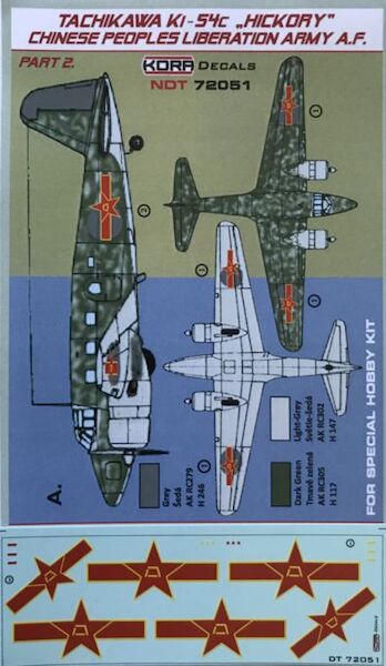 Tachikawa Ki54c "Hickory" (Chinese Peoples Liberation Army AF) Part 2 NDT72051