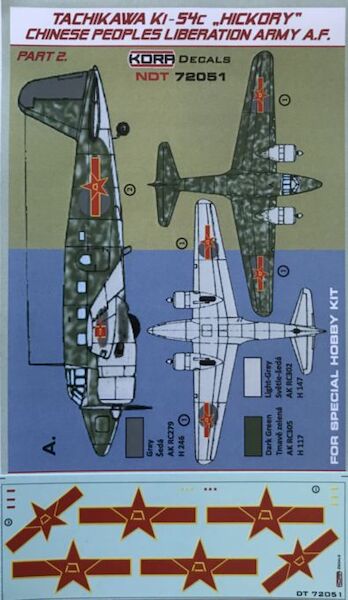 Tachikawa Ki54c "Hickory" (Chinese Peoples Liberation Army AF) Part 2  NDT72051