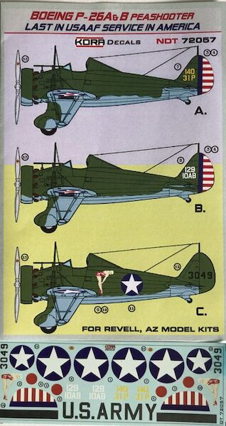 Boeing P26A/B Peashooter (last in USAAF Service)  NDT72057