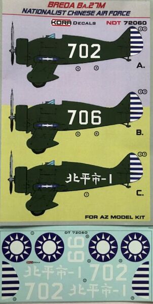 Breda Ba27M Nationalist Chinese AF NDT72060