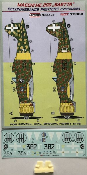 Macchi MC200 'Saetta' Reconnaisance Fighters over Russia  NDT72064