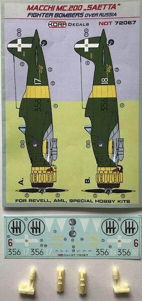 Macchi MC200 'Saetta' Fighter Bombers over Russia  NDT72067