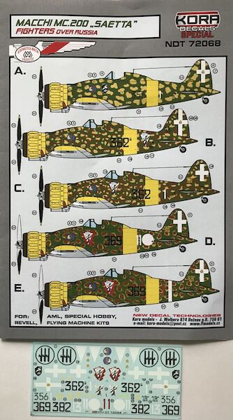 Macchi MC200 'Saetta' Fighters over Russia  NDT72068