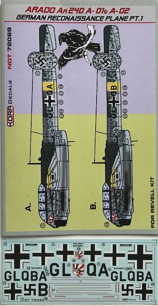 Arado AR240A-01 and A-02 Geman Reconnaissance plane part 1  NDT72069