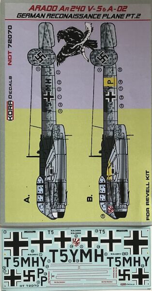Arado AR240V-5 and A-02 Geman Reconnaissance plane part 2 NDT72070