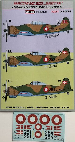 Macchi MC200 'Saetta' (Danish Naval Service)  NDT72076
