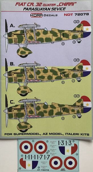 Fiat CR32 Quater 'Chirri"(Paraguayan Service)  NDT72078