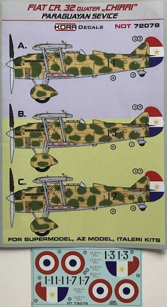 Fiat CR32 Quater 'Chirri"(Paraguayan Servoce)  NDT72078