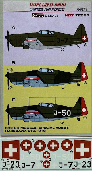 DoFlug D3800 (MS406) Swiss Air force part 1 NDT72080