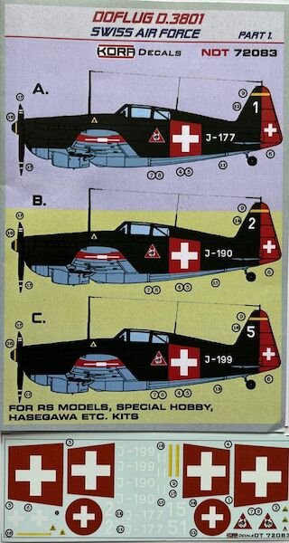 DoFlug D3801 Swiss Air force part 1 NDT72083