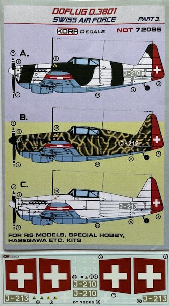 DoFlug D3801 Swiss Air force part 3 NDT72085