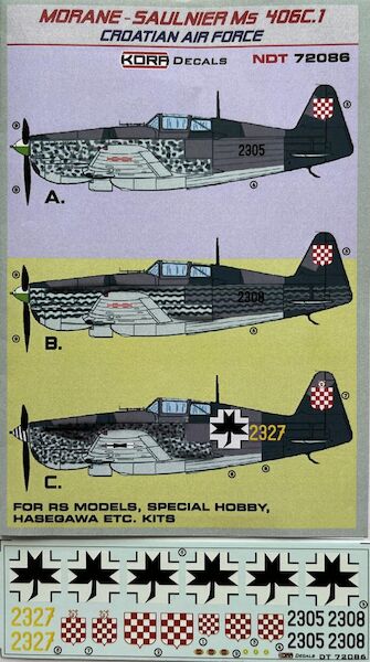 Morane Saulnier MS406C.1 (Croatian Air force) NDT72086
