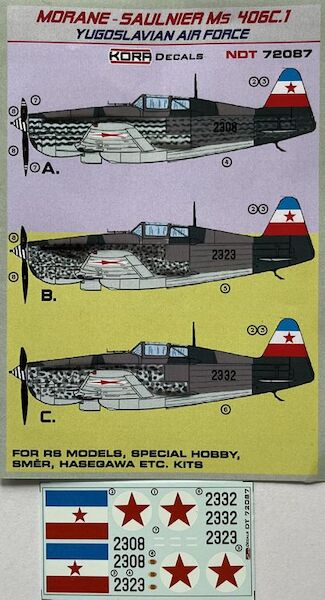 Morane Saulnier MS406C.1 (Yugoslavian AF) NDT72087