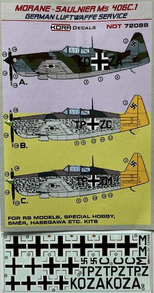 Morane Saulnier Ms406C.1 (German Luftwaffe Service)  NDT72088