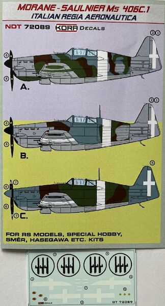 Morane Saulnier Ms406C.1 (Italian Regia Aeronautica)  NDT72089