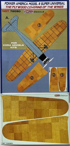 Fokker America Model 8 Super Universal (Plywood wings covering) NDT72090