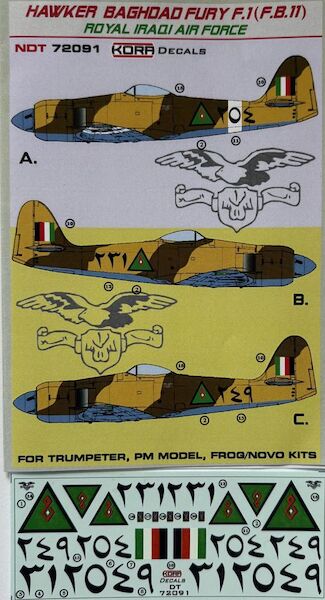 Hawker Bagdad Fury F1 (FB11), (Royal Iraqi Air Force)  NDT72091
