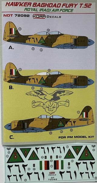 Hawker Bagdad Fury T52, (Royal Iraqi Air Force) NDT72092