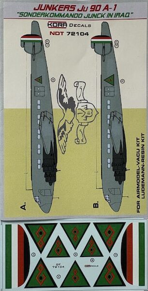Junkers Ju90A-1 "Sonderkommando Junck in Iraq"  (Royal Iraqi Air Force)  NDT72104