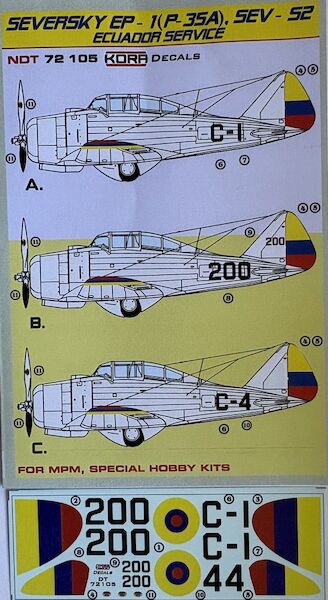 Seversky EP1 (P35A), SEV-S2 (Ecuador Service)  NDT72105
