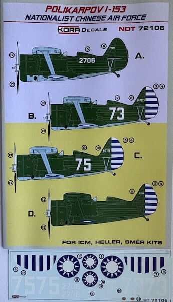 Polikarpov I-153 (Nationalist Chinese Air Force) NDT72106