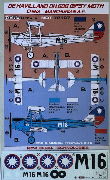 De Havilland Gipsy Moth (China - Manchurian AF) NDT72107