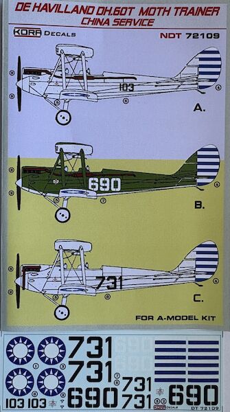 De Havilland DH90T Moth (China Service)  NDT72109