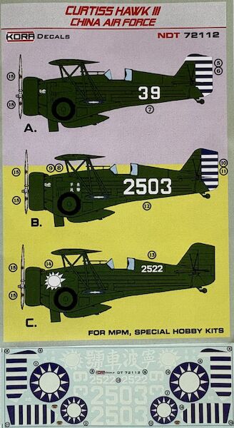 Curtiss Hawk III (China Air Force)  NDT72112