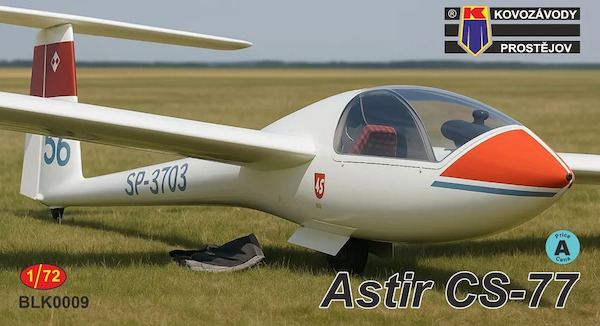 Grob Astir CS-77 Including RAF Gliding Ass. markings!!!  BLK0009