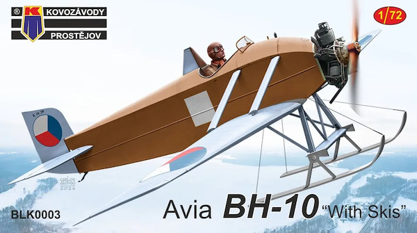 Avia BH-10 with ski's  BLK003