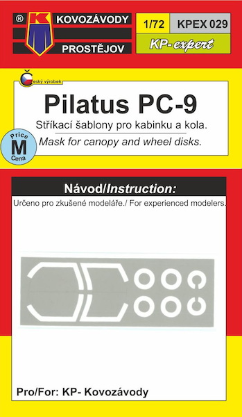 Pilatus PC9 Cabin and wheel Mask set (AZ, KP) KPEX029