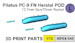 Pilatus PC9 FN Herstal pod (KPM) KPEX040