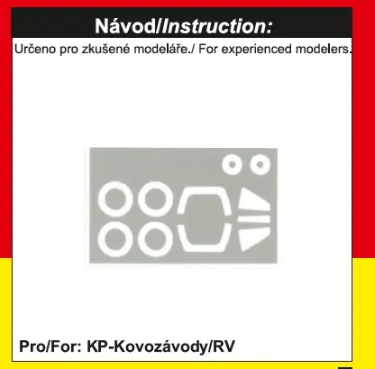 Mirage III canopy and wheel masks (RV, Kovozavody Prostejov)  KPEX054