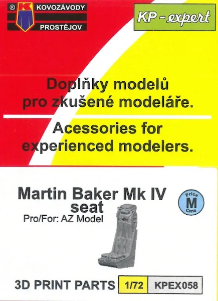 Martin Baker MK4 Ejection seats (KP, Fly)  1 piece  KPEX058