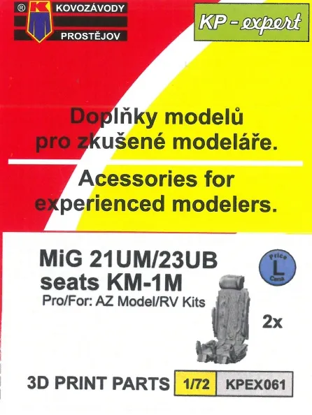 MiG21UM/23UB  KM1M Ejection Seats (2 pcs), (RV, AZ, KP))  KPEX061