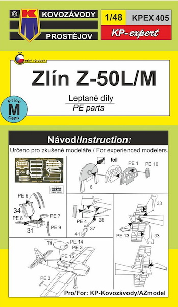 Zlin Z50L/M Detail set (KPM)  KPEX405