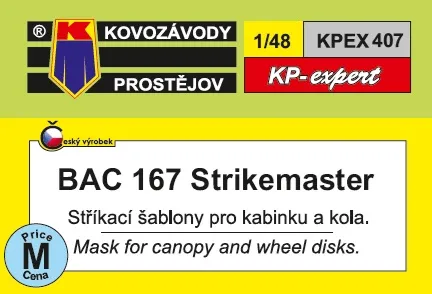 BAC167 Strikemaster canopy and wheel mask (KP, Fly) KPEX407