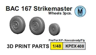 BAC167 Strikemaster Wheels (KP, Fly) KPEX408
