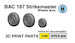 BAC167 Strikemaster Wheels (KP, Fly) KPEX408